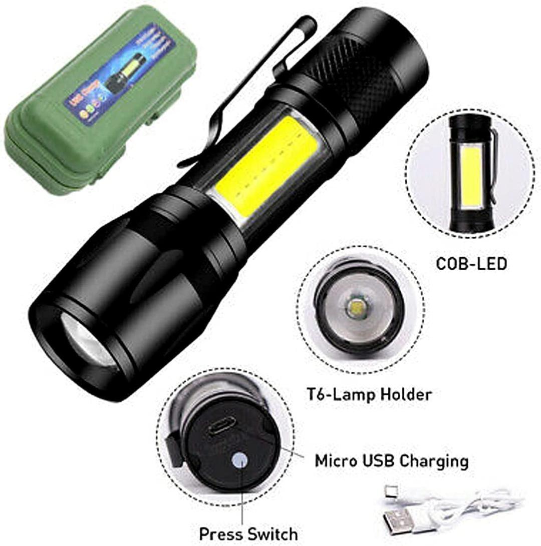 Metal Body Mini Rechargeable Flashlight